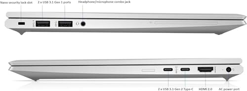 HP EliteBook 845 G7 CTO AMD Ryzen™ 5 PRO 4650U 256GB SSD 16GB 14"; (1920x1080) WIN11 Pro PIKE SILVER backlit Keyboard FP Reader (מחודש יצרן )